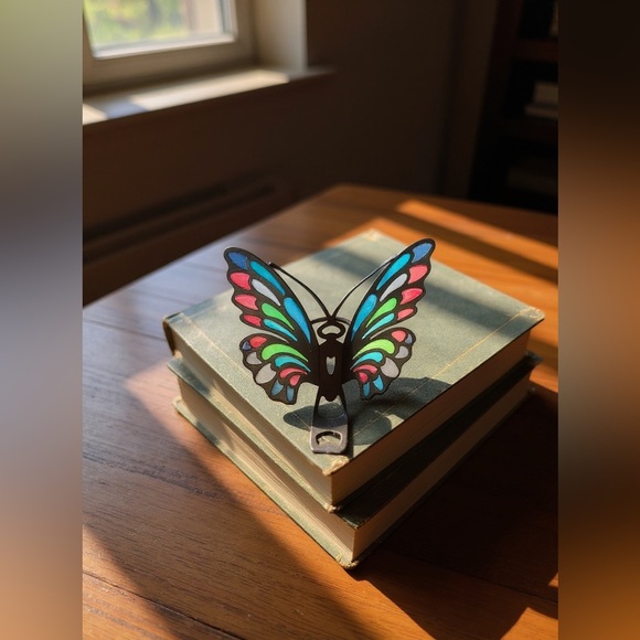 Boho butterfly candle holder - Picture 2 of 12